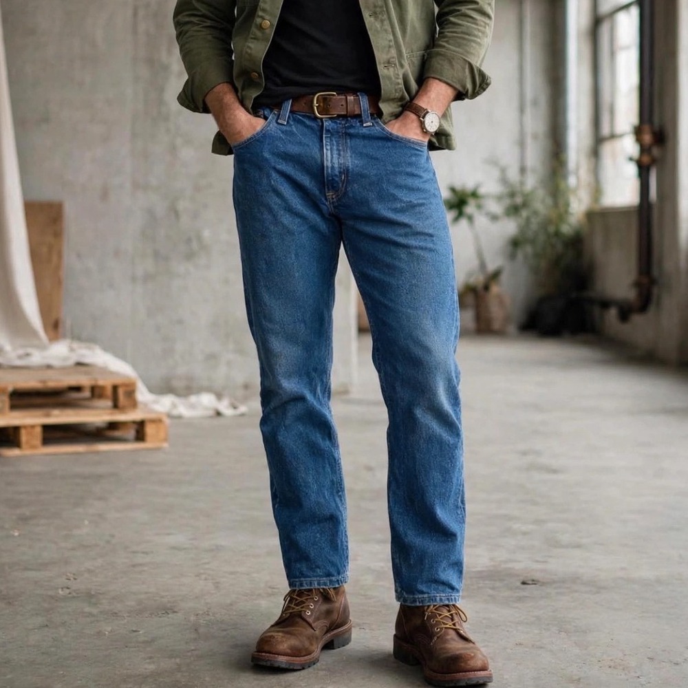 Carhartt FR Flame Resistant Relaxed Fit Jeans Mens 30x30 Blue Denim FRB004-MDS